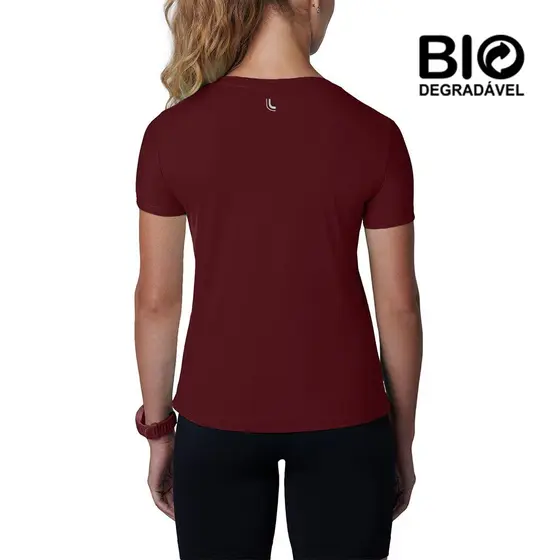 Camiseta Feminina Lupo Básica – Marsala