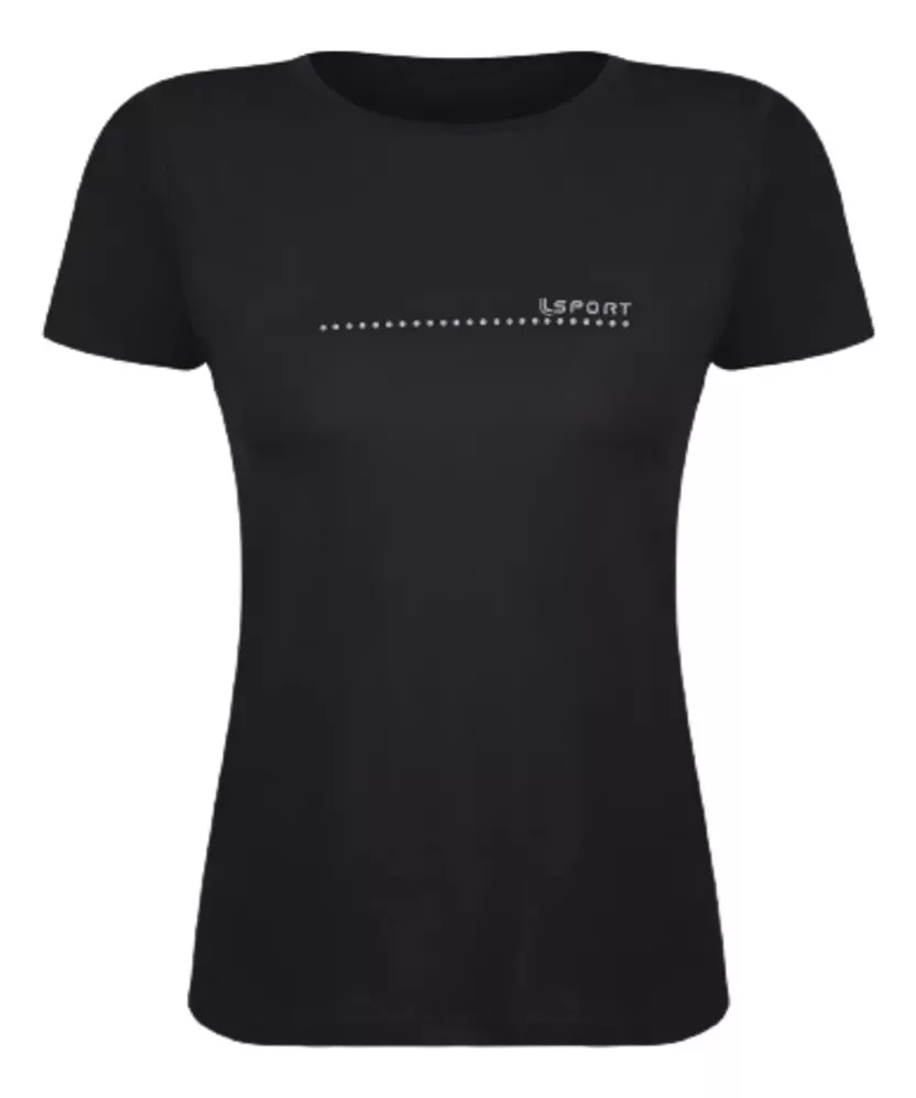 Camiseta Feminina Lupo Básica – Preta