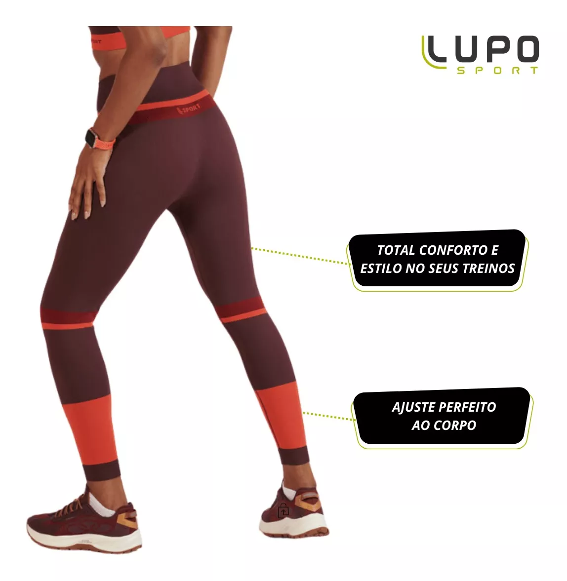 Calça Legging Lupo Feminina Seamless Double Color