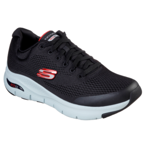 Tênis Skechers ARCH FIT – Preto/Vermelho