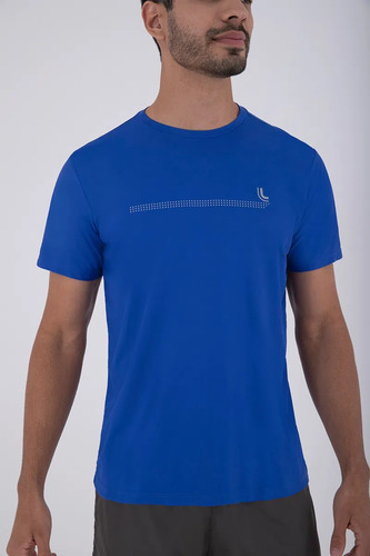 Camiseta Masculina Lupo Básica – Azul